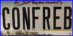 Vanity CONFEDERATE REBEL license plate Sons Veterans Civil War General Lee South