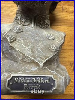 Vanmark Civil War Confederate General Nathan Bedford Forrest Bust Statue Figure