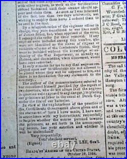 Very Rare CONFEDERATE Columbia South Carolina Southern 1864 Civil War Newspaper