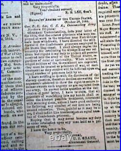 Very Rare CONFEDERATE Columbia South Carolina Southern 1864 Civil War Newspaper