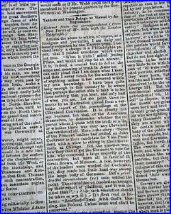 Very Rare CONFEDERATE Columbia South Carolina Southern 1864 Civil War Newspaper