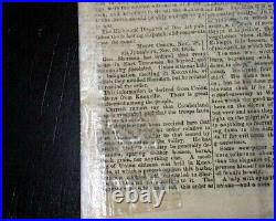 Very Rare CONFEDERATE Houston TX Texas with Civil War ENDING Close 1865 Newspaper
