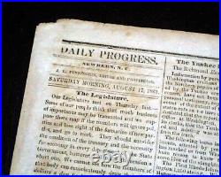 Very Rare CONFEDERATE New Bern NC North Carolina 1861 Civil War Old Newspaper