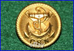 Very Rare! Original Civil War Confederate CSN Navy Button, SC backmark