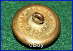 Very Rare! Original Civil War Confederate CSN Navy Button, SC backmark