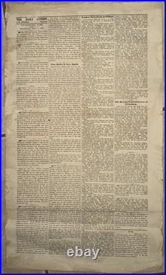 Vicksburg 1863 Confederate Newspaper on WallPaper Civil War Early Reprint
