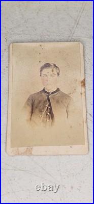 Vicksburg Mississippi Confederate Soldier CDV Photo Young Boy Civil War #6