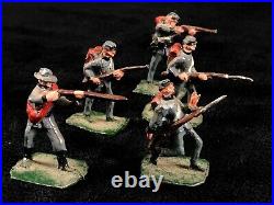Vintage 1 Miniature Civil War Hand painted Lead Confederate South AfricaSoldier