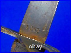 Vintage Aged Replica of US Civil War Confederate Child's Sword with Scabbard