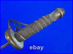 Vintage Aged Replica of US Civil War Confederate Child's Sword with Scabbard