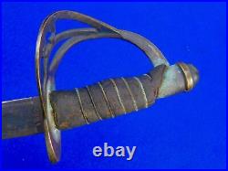 Vintage Aged Replica of US Civil War Confederate Child's Sword with Scabbard