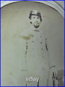 Vintage Album Tintype & Photo OH Ohio Confederate Soldier Civil War Era