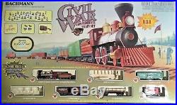 Vintage Bachmann HO Civil War The Rebel Confederate Train Set #00630 NRFB
