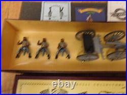 Vintage Britains American Civil War Confederate Gun Limber & Crew Set #8874 NRFB