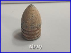 Vintage Civil War Confederate CSA Belt Buckle And 2 Civil War Bullets, Very Rare