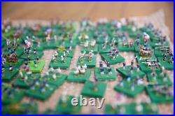 Vintage Civil War Confederate US Soldiers Hand Painted Toy Soldiers Diorama WWII