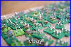 Vintage Civil War Confederate US Soldiers Hand Painted Toy Soldiers Diorama WWII