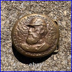 Vintage Gen Stonewall Jackson Belt Buckle Jane Baxendale confederate Civil War