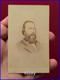 Vintage Portrait CDV Confederate Civil War General James Longstreet New York