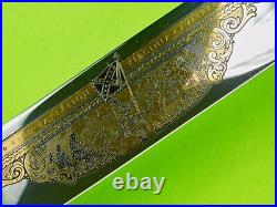 Vintage US German Limited Civil War Commemorative Confederate Large Bowie Knife