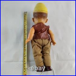 Vtg Rare Effanbee Civil War Confederate Soldier Mickey Doll Antique Americana