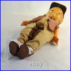 Vtg Rare Effanbee Civil War Confederate Soldier Mickey Doll Antique Americana