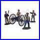 W. Britain American Civil War Confederate Artillery Set #3 Fire! EX