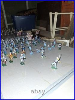 W britains toy soldiers civil war Confederate Infantry