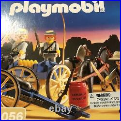 WESTERN CIVIL WAR Confederate Artillery Playmobil 3056