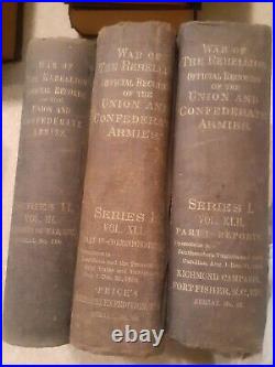 War Of The Rebellion Official Records Of The Union And Confederate Armies CIVIL