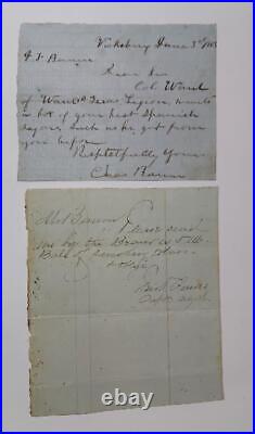 Waul's Legion Texas Confederate Civil War Documents Wanting Cigars