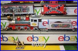 Working Lighted Hawthorne Village 10 Pc. Bachmann Civil War Confederate Express