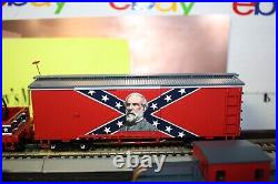 Working Lighted Hawthorne Village 10 Pc. Bachmann Civil War Confederate Express