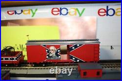 Working Lighted Hawthorne Village 10 Pc. Bachmann Civil War Confederate Express